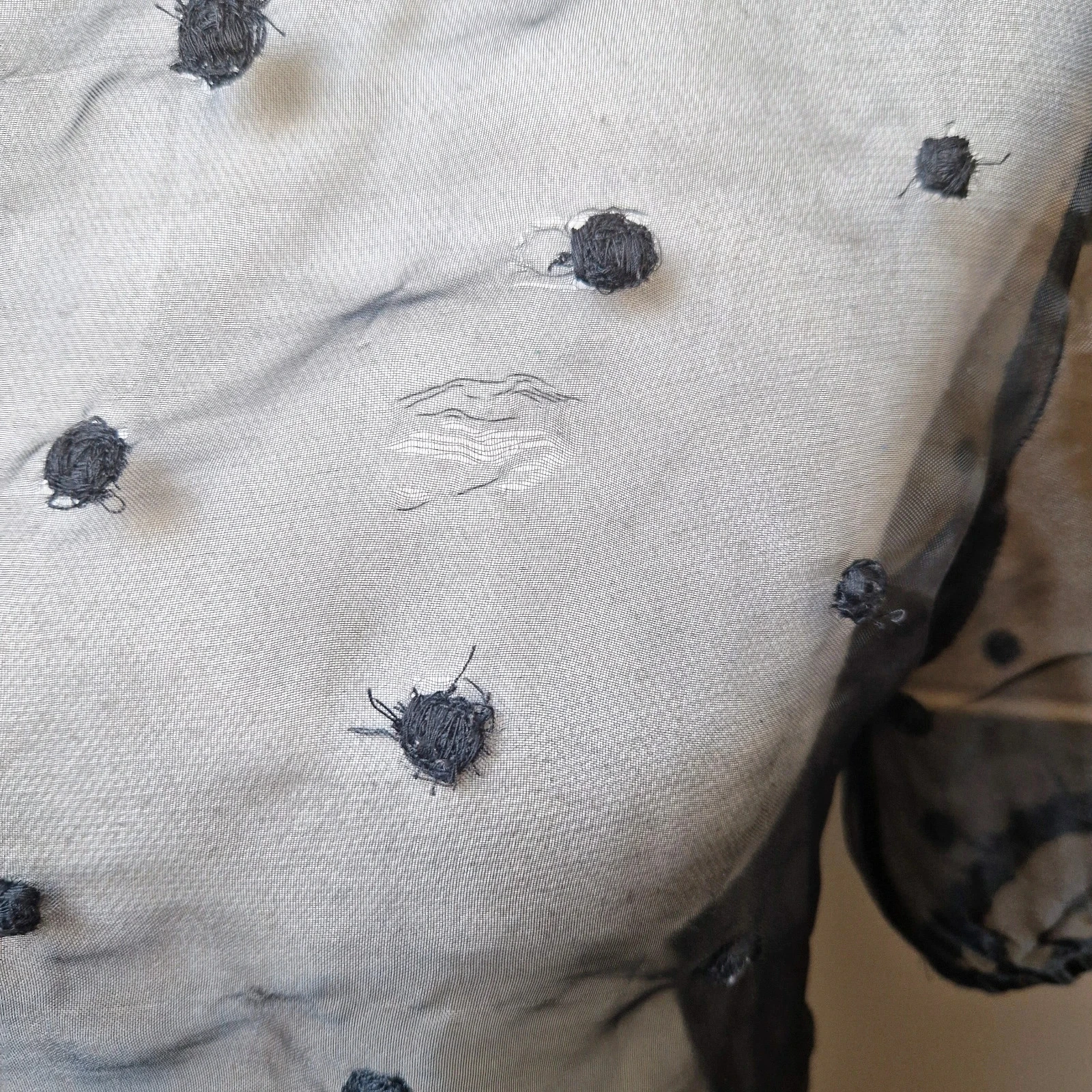 Blusa corta transparente con lunares Pimkie Talla 40/42 – photo 3